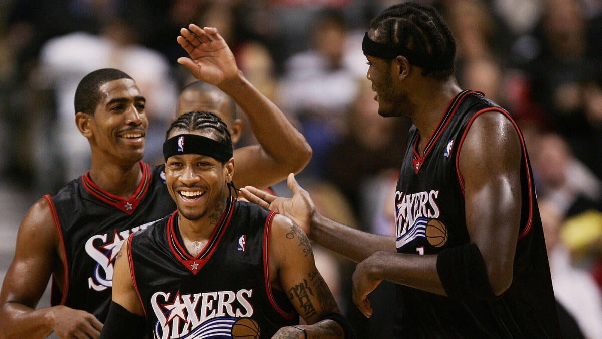 76人队发布硬木经典版球衣 | 致敬2000 | 01赛季东部冠军阵容