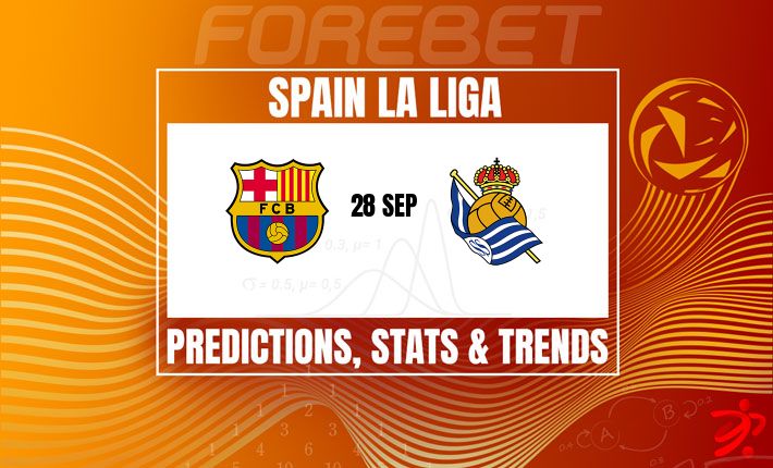 巴萨不败战绩将迎战蒙特惠奇山上的复仇者皇家社会