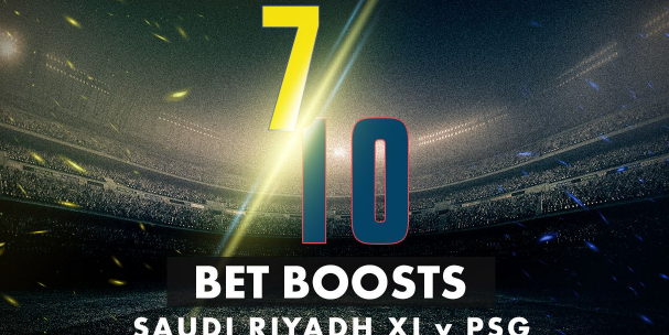 梅西 VS 罗纳尔多，沙特利雅得 vs 巴黎圣日尔曼，梅西首先破门赔率4.5，罗纳尔多6.0