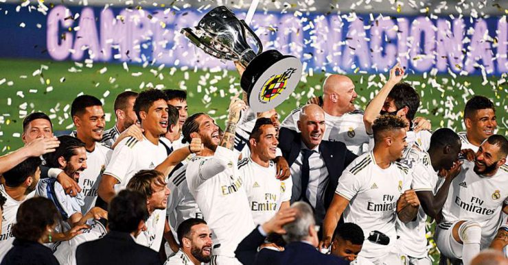 西甲足球:bet365优惠活动触发提前支付“皇马赢得西甲冠军”盘口的注单