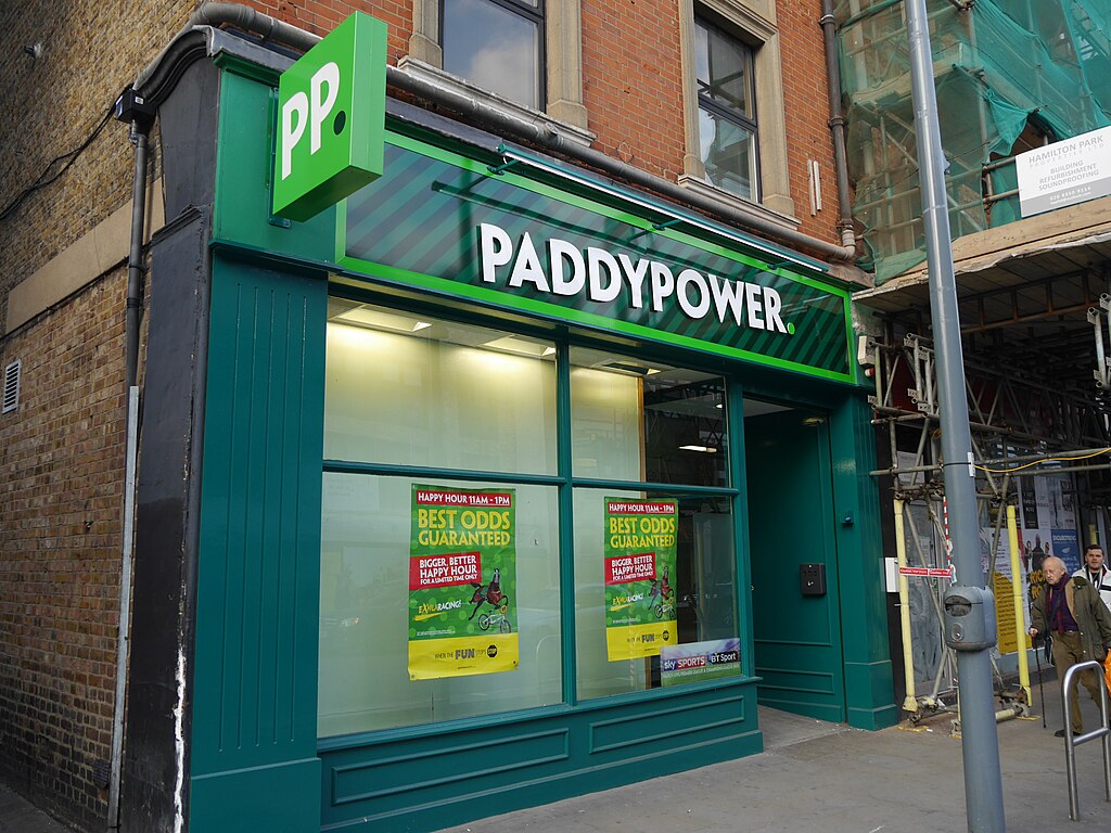 PaddyPower在赌场开设英国首家实体体育博彩店