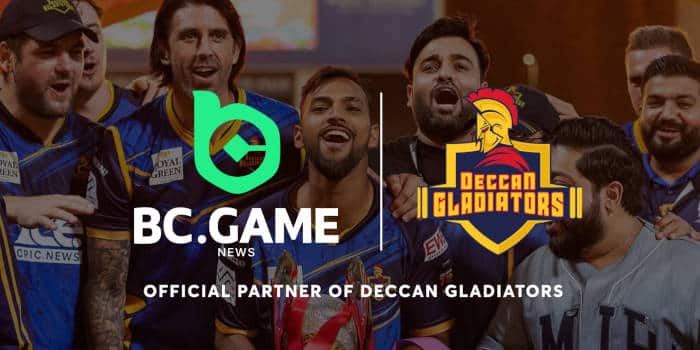 BC.GAME新闻成为德干角斗士队球衣正面赞助商