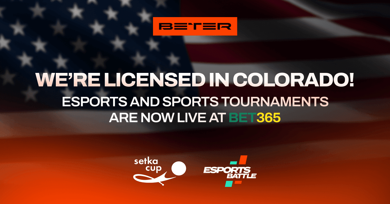 BETER获得科罗拉多州供应商牌照 | 拓展电子竞技与体育数据服务