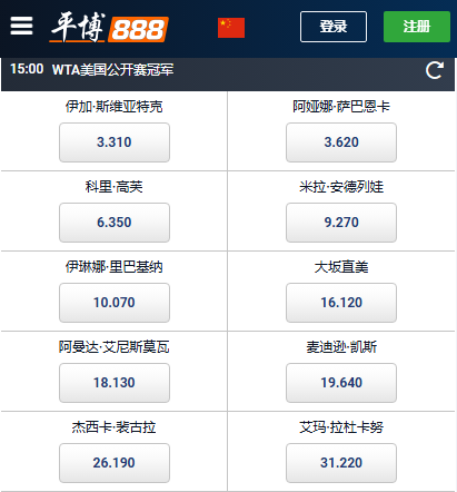 平博-2025美网女单赔率