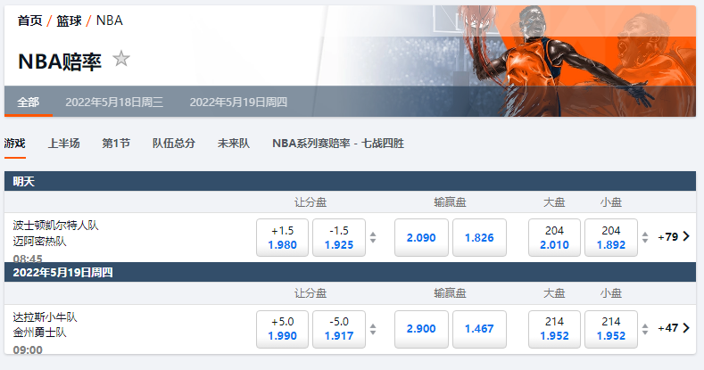 平博-pinnacle-NBA总决赛盘口赔率