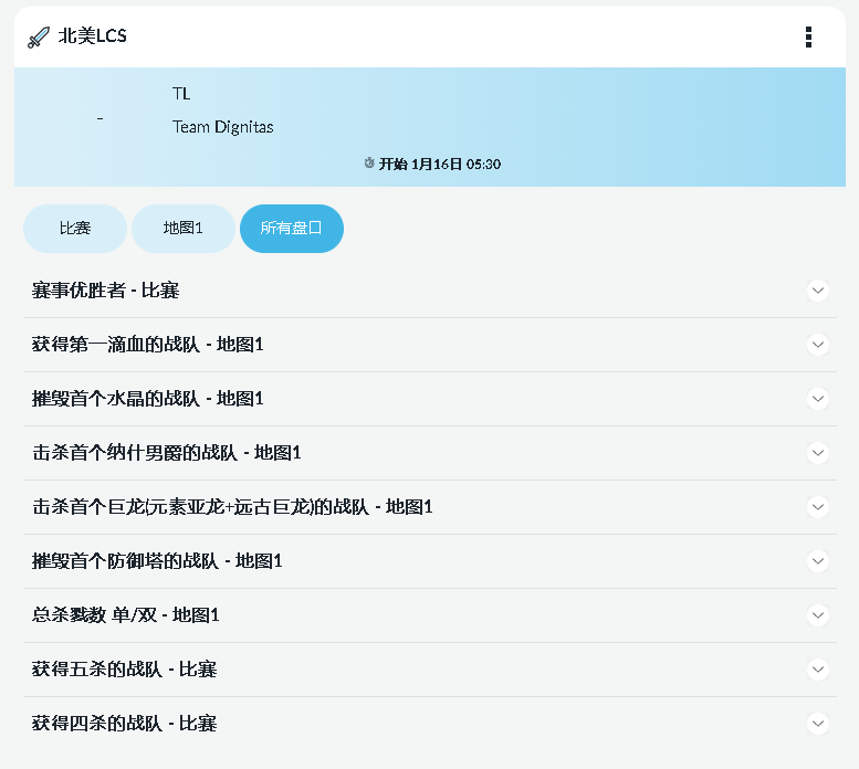 伟德 -电子竞技-北美LCS详情