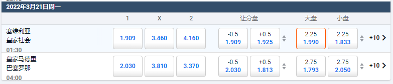 平博-西甲足球-皇家马德里VS巴塞罗那