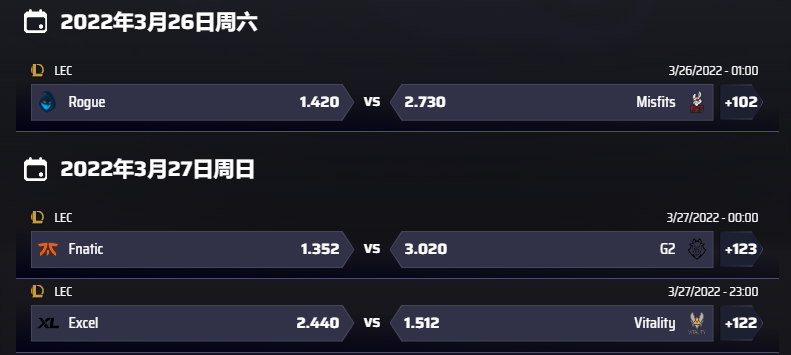 平博-电子竞技-lec盘口和赔率