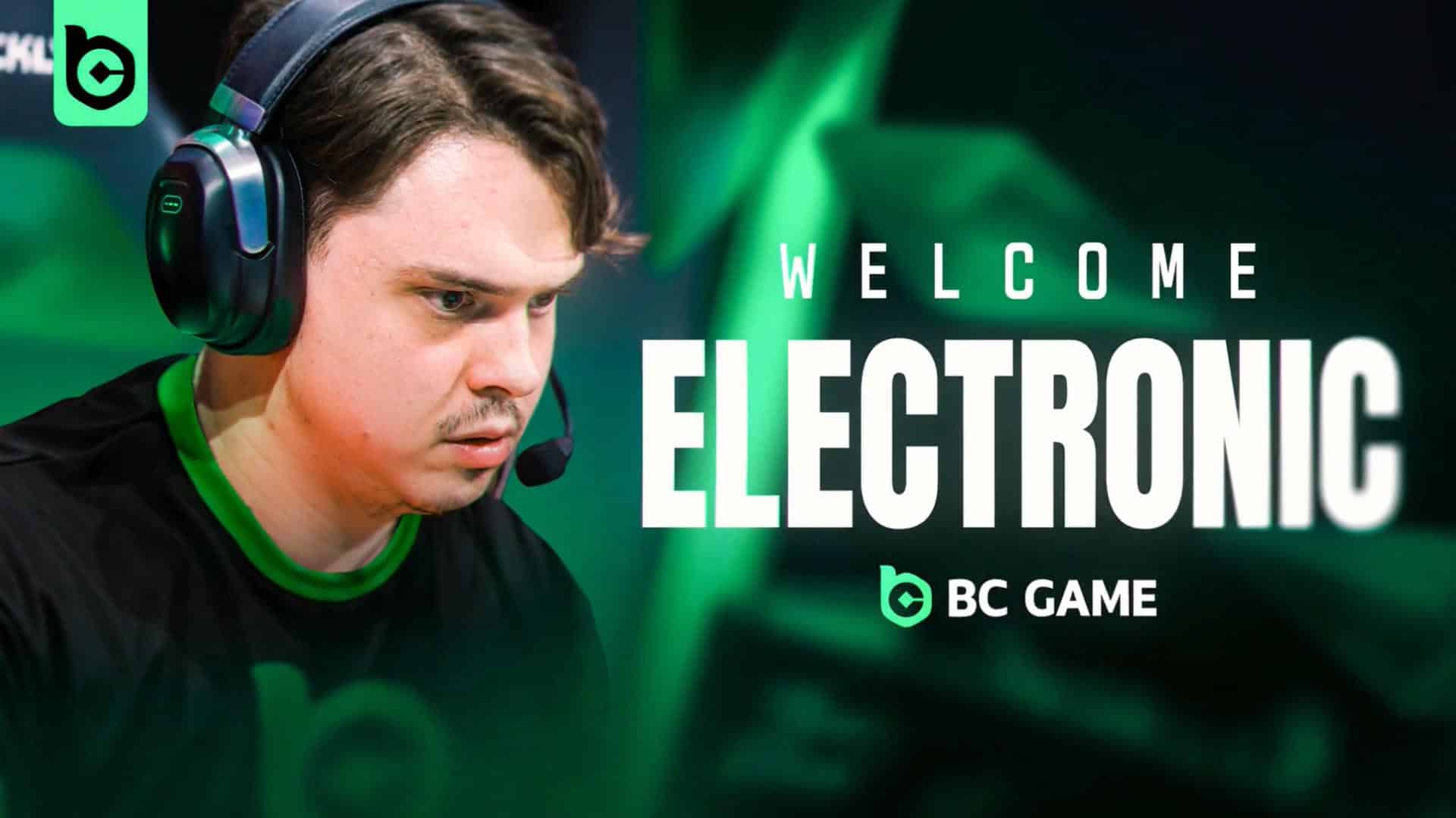 BC.GAME签约electroNic加入CS2阵容