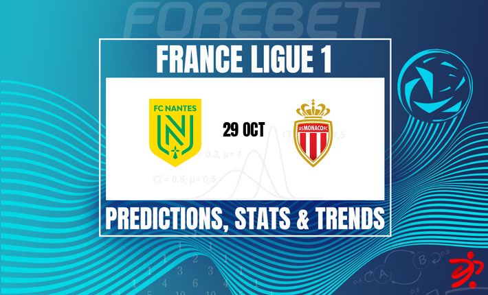 摩纳哥力争在南特终结平局连胜 | 双方近期交锋战况胶着