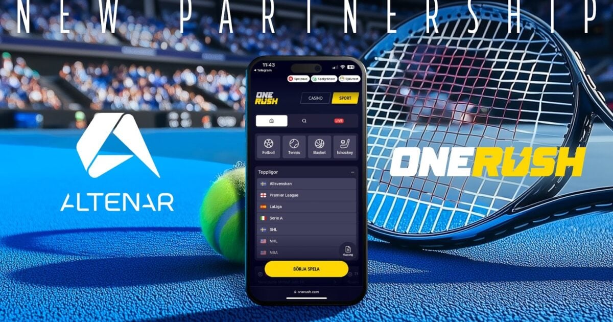 Altenar携手Onerush推出瑞典体育博彩平台 Altenar携手Onerush推出瑞典体育博彩平台