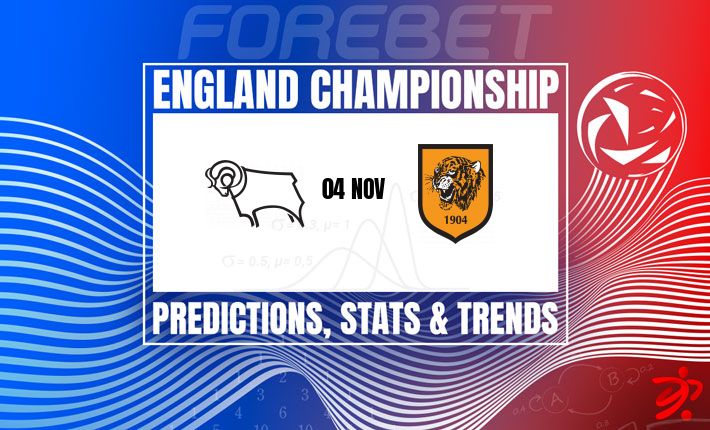 赫尔城力争在普莱德公园球场延续不败战绩迎战德比郡