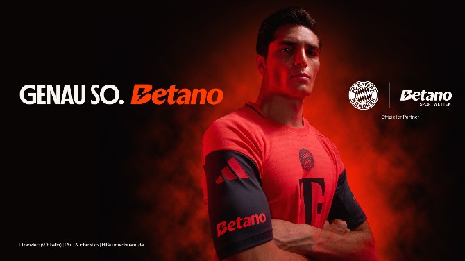 贝塔诺与拜仁慕尼黑足球俱乐部联合推出首支电视博彩广告