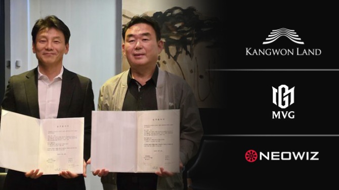 江原Land扩大与Neowiz和Massive Gaming的合作关系 | 共同开发韩国老虎机游戏