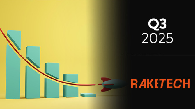 Raketech第三季度营收下降42%至620万欧元