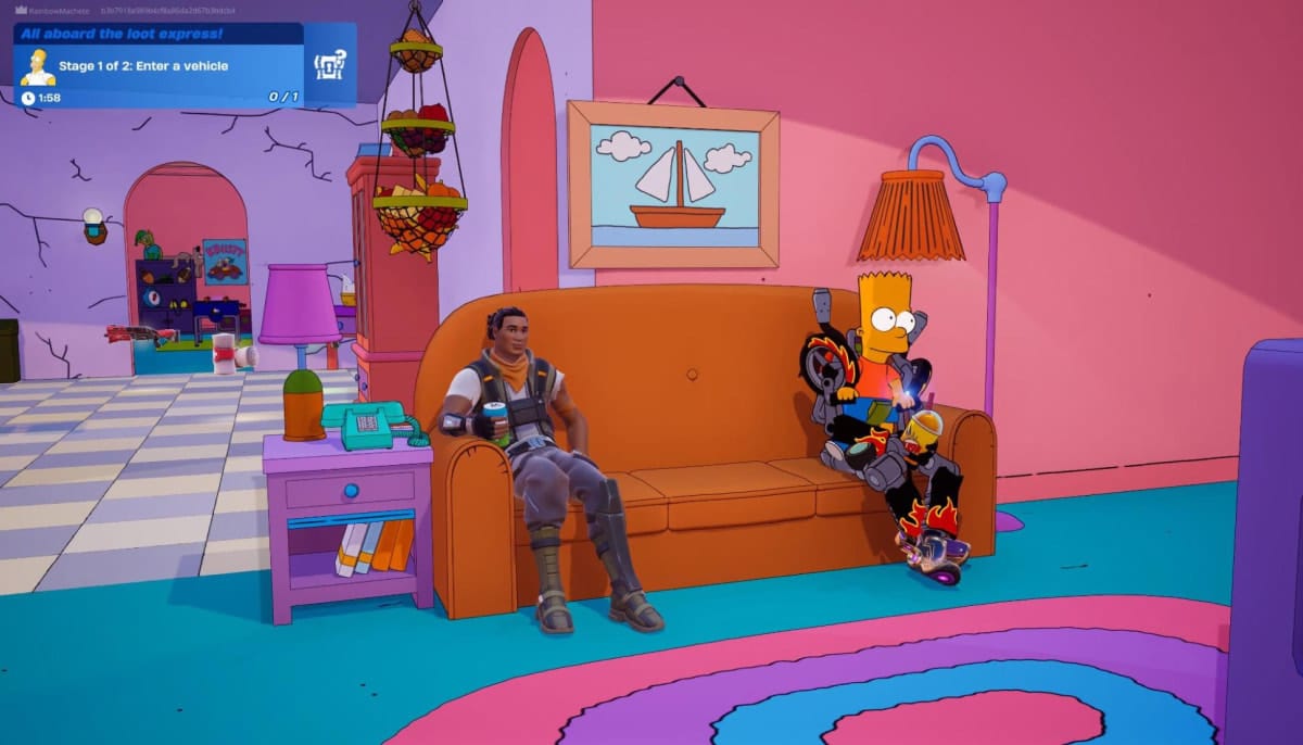 堡垒之夜 | x | 辛普森一家 | 所有标志性地点及定位指南