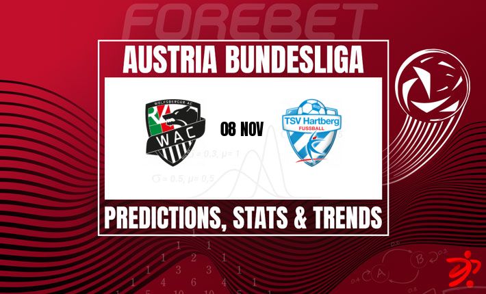奥地利甲级联赛焦点战 | 沃尔夫斯贝格主场迎战哈特贝格 | 平局或成定局