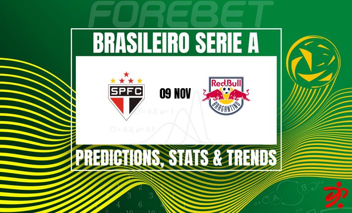 圣保罗力争在乌尔巴诺·卡尔代拉球场对阵RB布拉甘蒂诺时积攒势头