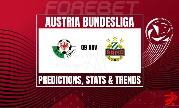 维也纳快速力争延续强势 | 德甲对阵蒂罗尔WSG