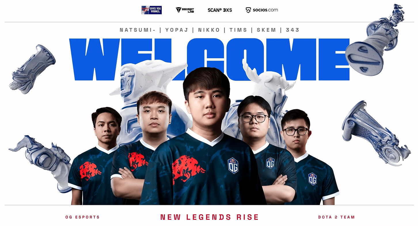 OG电子竞技宣布组建全菲律宾Dota 2阵容