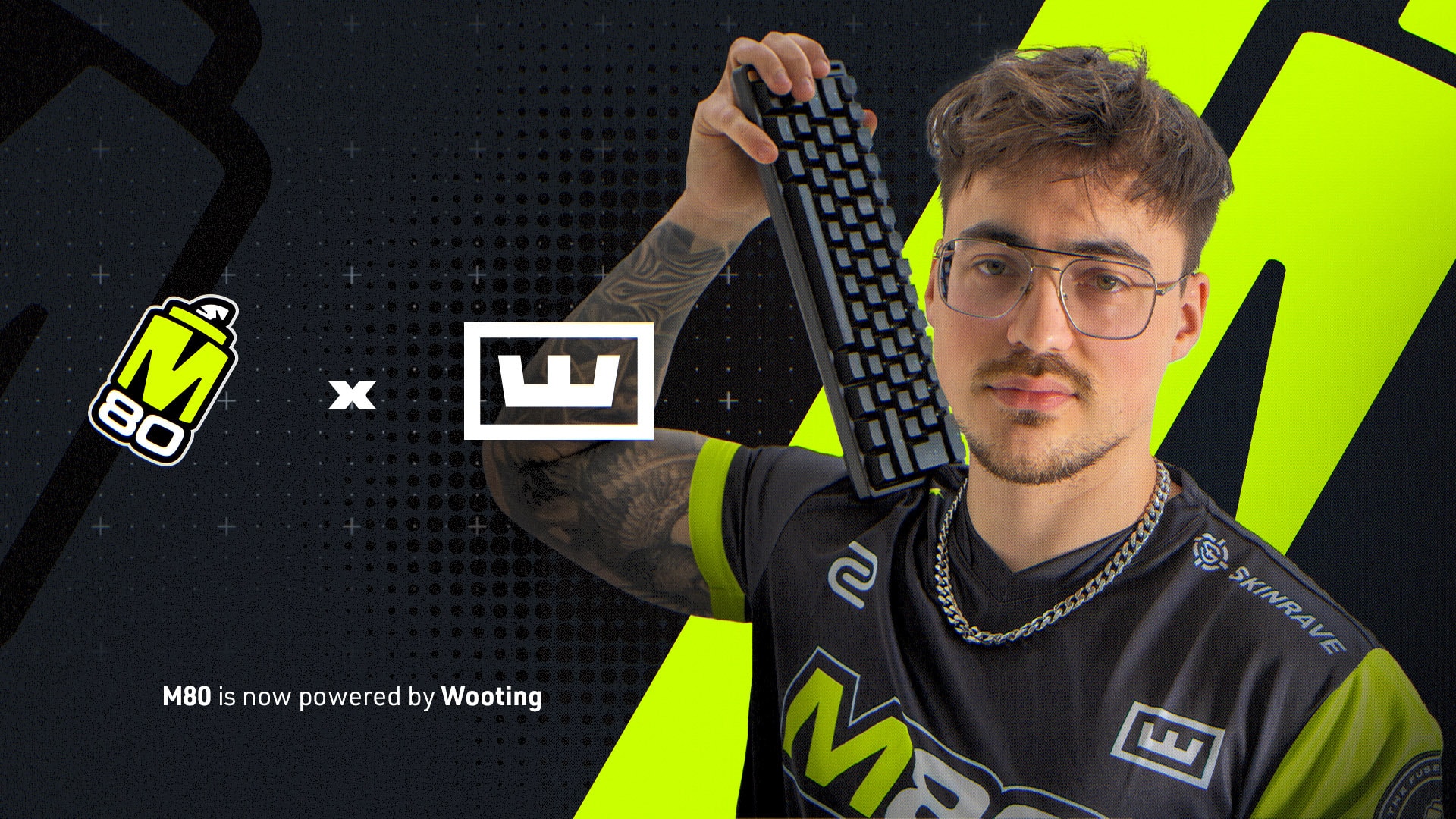 M80与Wooting达成全新合作伙伴协议