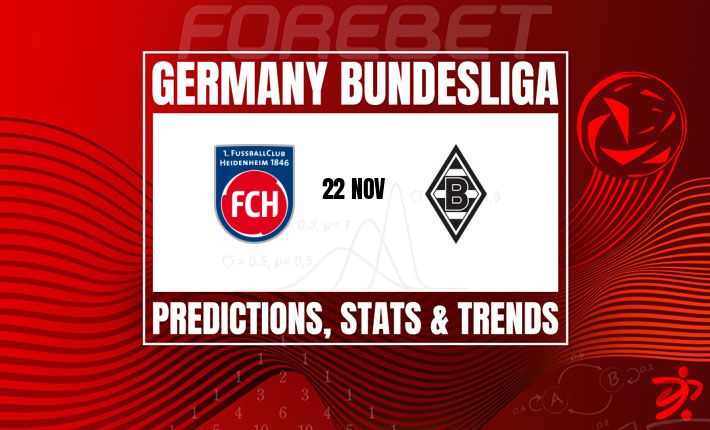 门兴格拉德巴赫客场挑战挣扎中的海登海姆