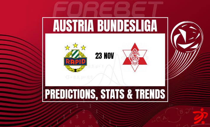 维也纳快速力争稳固前两名 | 迎战状态低迷的格拉茨AK