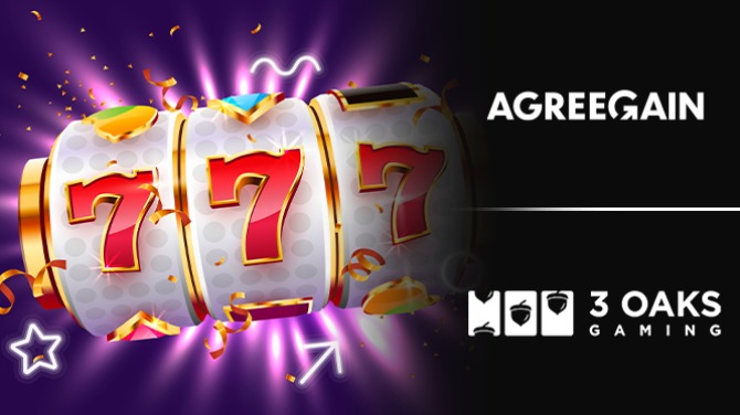 Agreegain与3 Oaks Gaming达成全新内容合作
