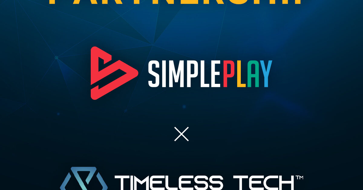 SimplePlay宣布与Timeless Tech建立战略合作伙伴关系