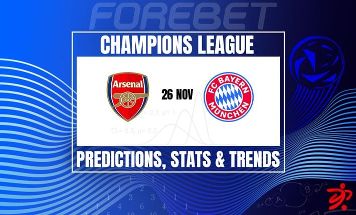 阿森纳与拜仁慕尼黑将在酋长球场上演欧冠高比分对决