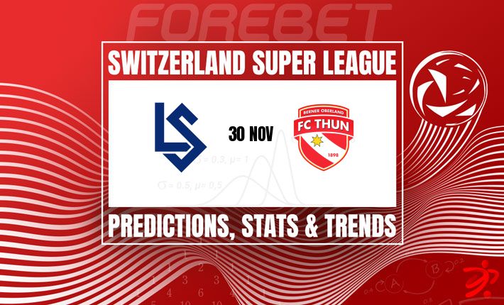 图恩队力争扩大超级联赛领先优势 | 对阵洛桑体育 图恩队力争扩大超级联赛领先优势 | 对阵洛桑体育