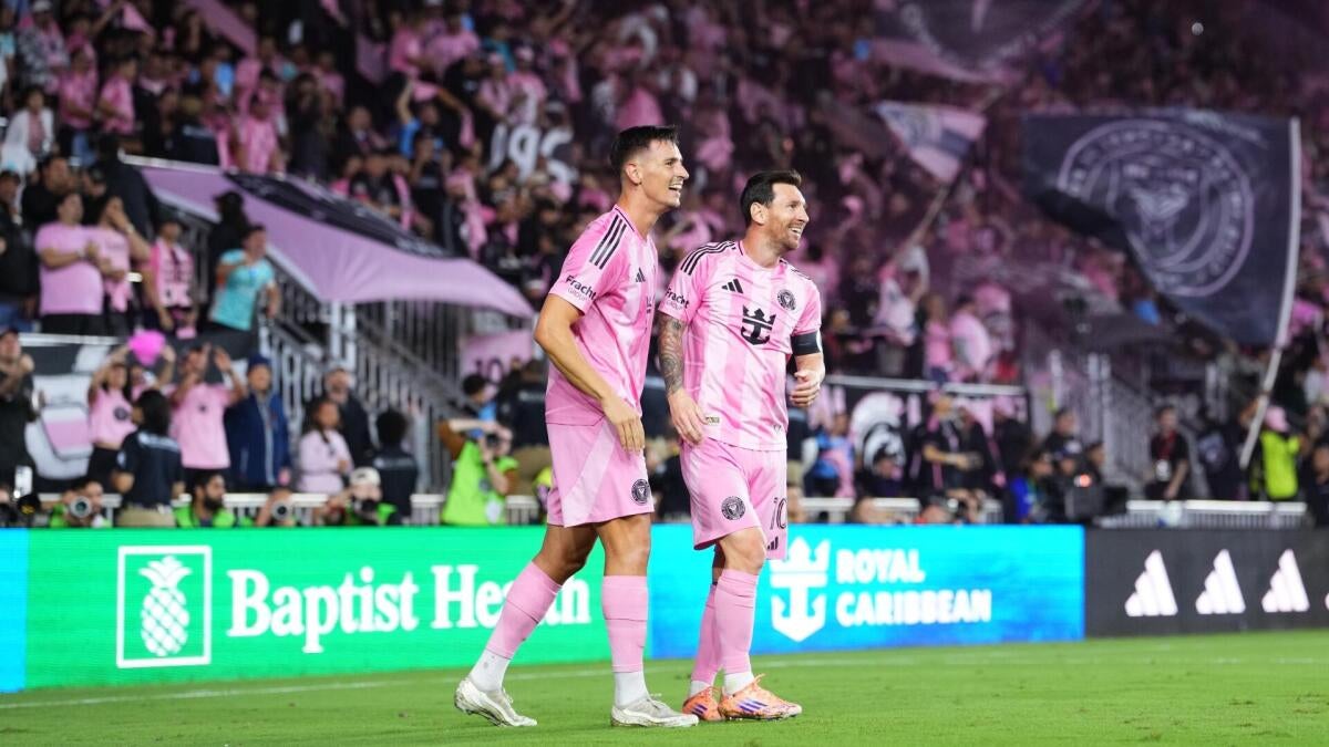 梅西领衔的国际迈阿密挺进美职联总决赛 | 但闪耀全场的却是另一位阿根廷人