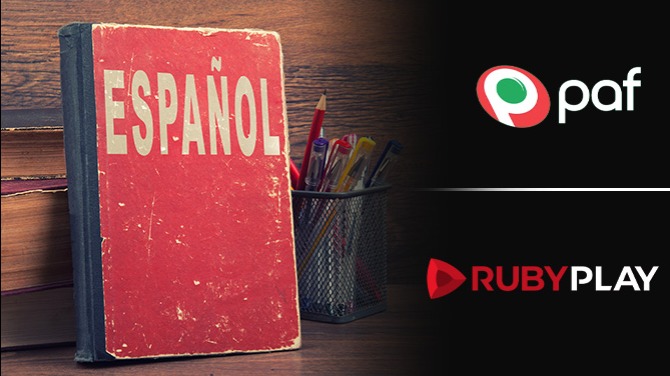 西班牙 | RubyPlay与Paf集团达成新分销协议