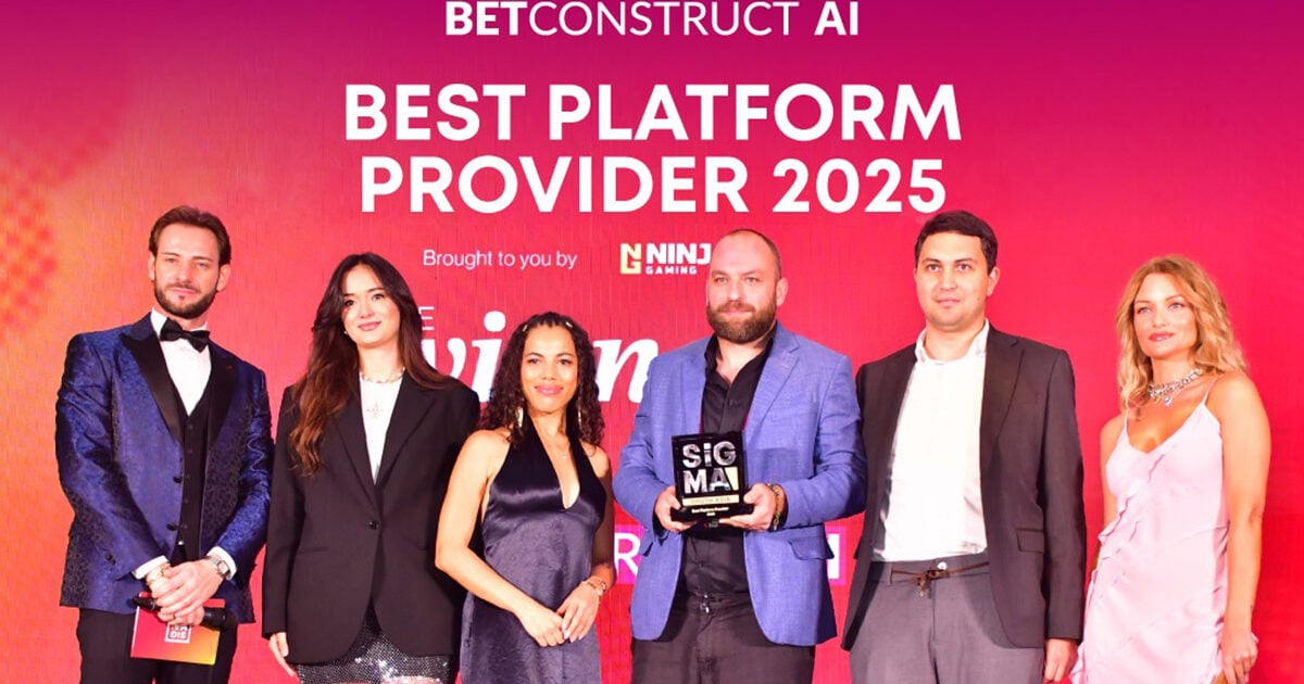 BetConstruct人工智能荣获SiGMA南亚大奖“2025年度最佳平台供应商”称号