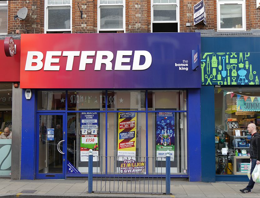 Betfred博彩运营商因英国执照违规被罚82.5万英镑