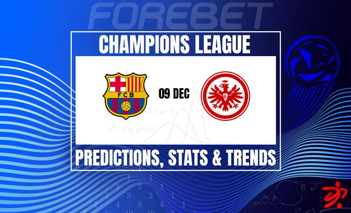 巴塞罗那的进球狂潮遭遇法兰克福的顽强抵抗 | 比赛结果指向2 | 1