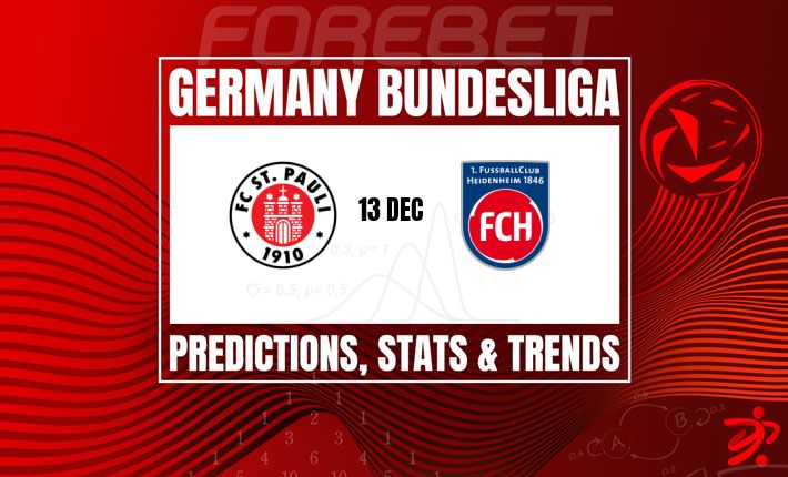 圣保利对阵海登海姆 | 米勒门球场上演保级大战 | 胜负攸关