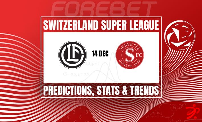 卢加诺力求终结不胜纪录 | 塞尔维特谋求瑞士超级联赛连胜势头