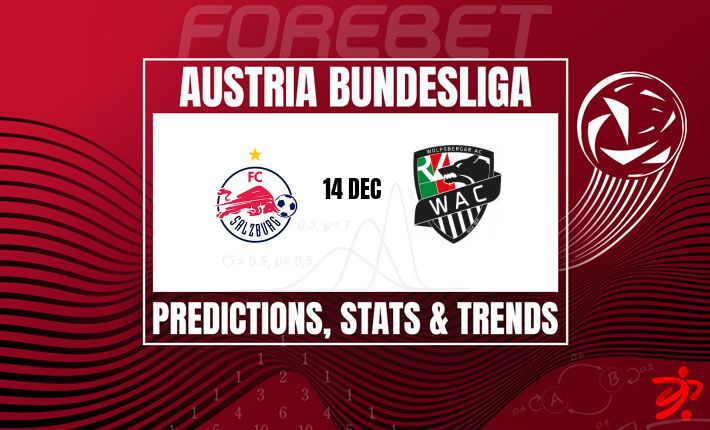 RB萨尔茨堡力争在主场红牛竞技场展现统治力 | 迎战来访的沃尔夫斯贝格AC