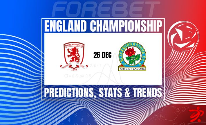 米德尔斯堡力争巩固次席 | 迎战状态低迷的布莱克本流浪者