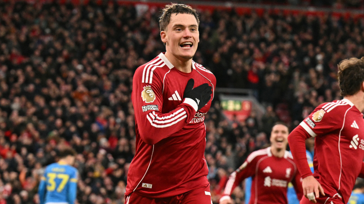 维尔茨在利物浦胜利中打入英超首球